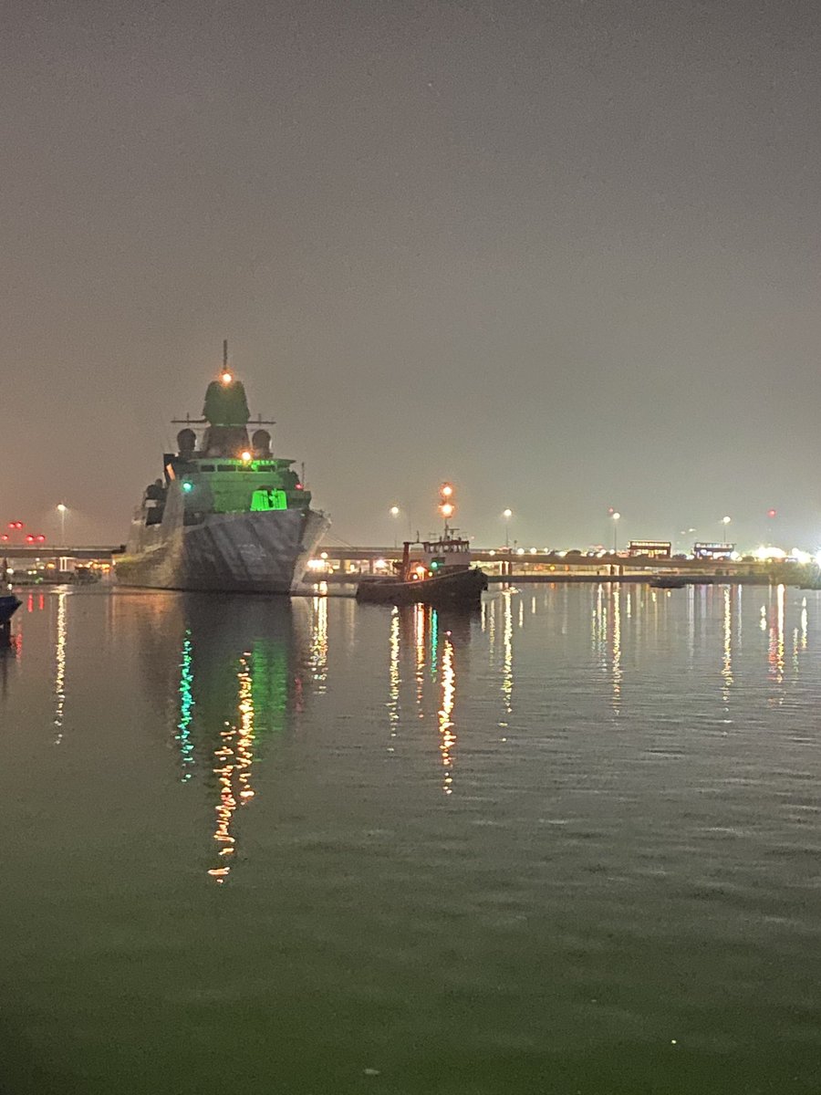 GHNijenhuis's tweet photo. Welcome to HNLMS De Ruyter at London ExCel Centre for Defence &amp; Security Exhibition 2023 @kon_marine @RoyalNavy @NLinUK @DSEI_event @Defensie @DefenceHQ https://t.co/X6V5ch36Ux
