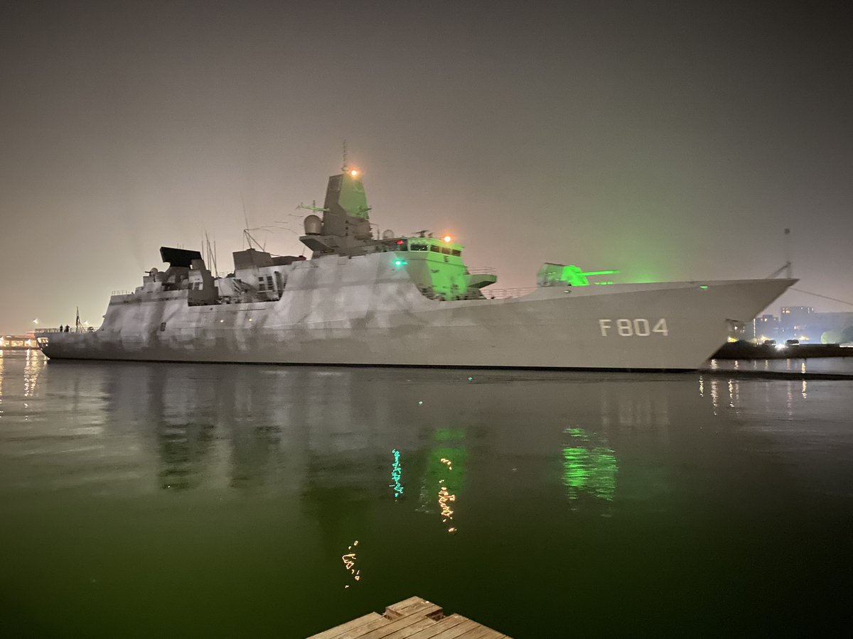 GHNijenhuis's tweet photo. Welcome to HNLMS De Ruyter at London ExCel Centre for Defence &amp; Security Exhibition 2023 @kon_marine @RoyalNavy @NLinUK @DSEI_event @Defensie @DefenceHQ https://t.co/X6V5ch36Ux