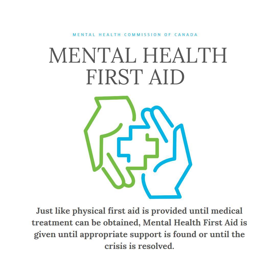 Today is World First Aid Day and just like physical first aid is provided until medical treatment can be obtained, Mental Health First Aid is given until appropriate support is found or until the crisis is resolved. bit.ly/3r3P3E6