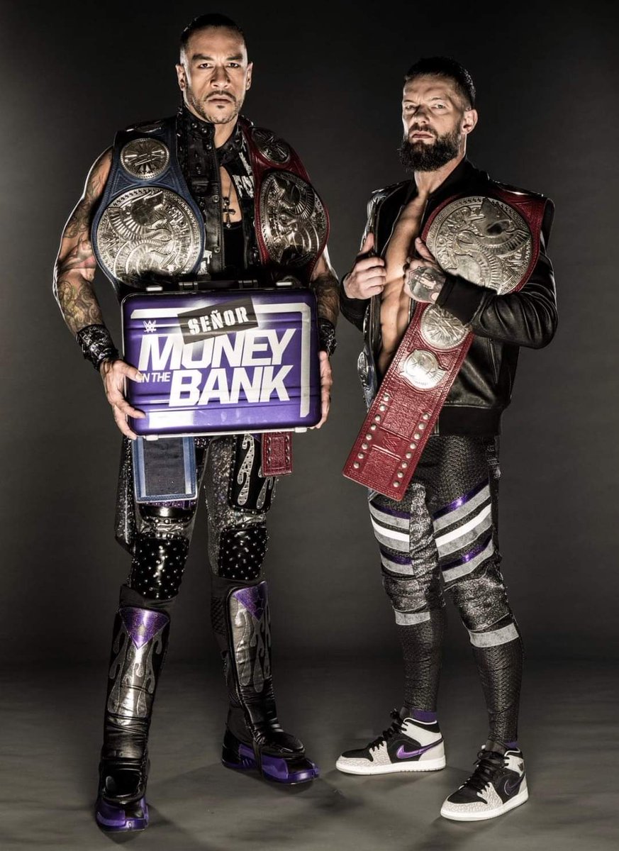 wolf1994bad4's tweet photo. The Undisputed WWE Tag-Team Champions, Mr. Money In The Bank Damian Priest &amp; Finn Bálor! https://t.co/lnU6rWYa0U