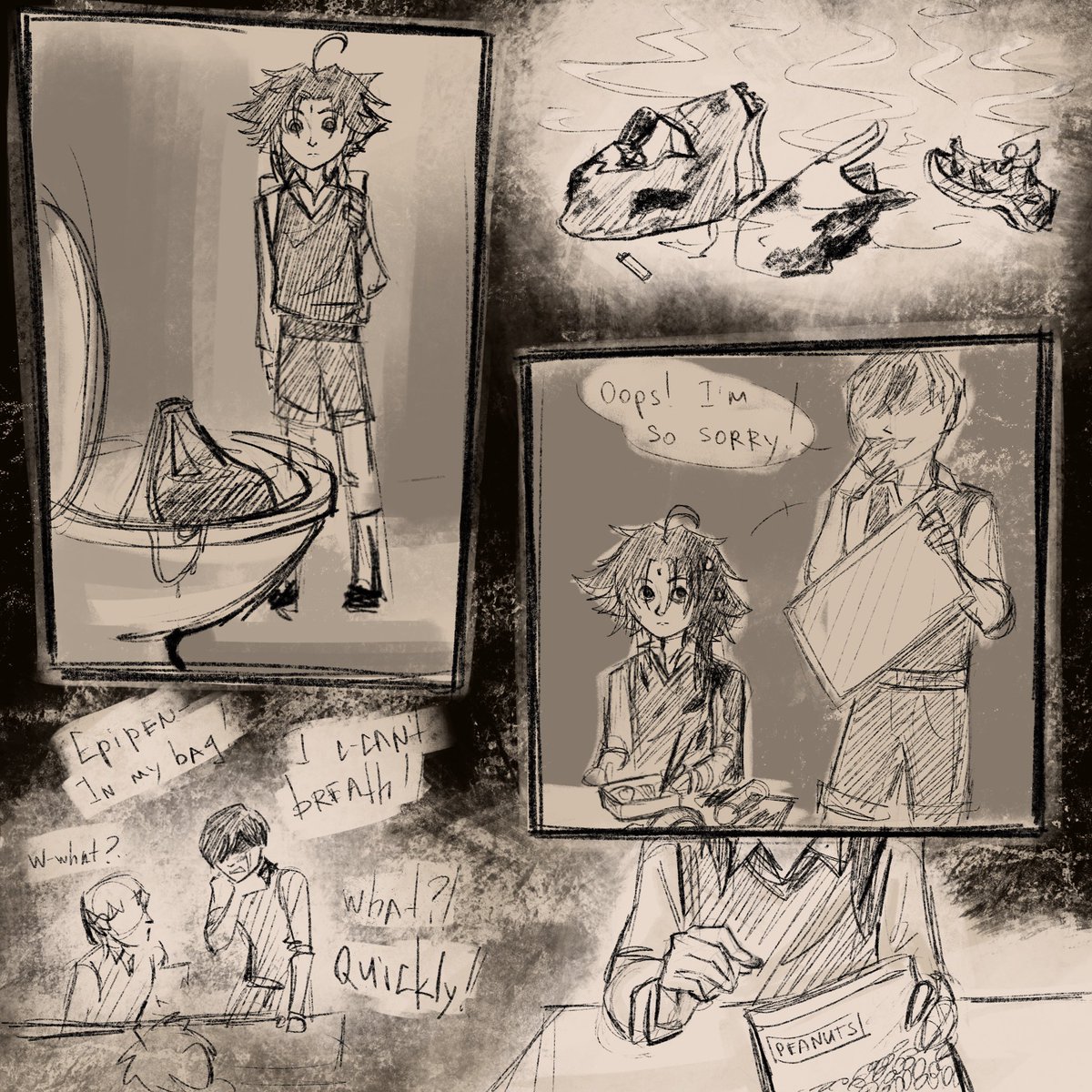 DPsicose's tweet photo. "That one quite kid" (1/2)
Quick comic about Xiao from war au trying to adapt to school
#原神 #genshinimpact #xiao #zvx https://t.co/NB3UAh9yBC