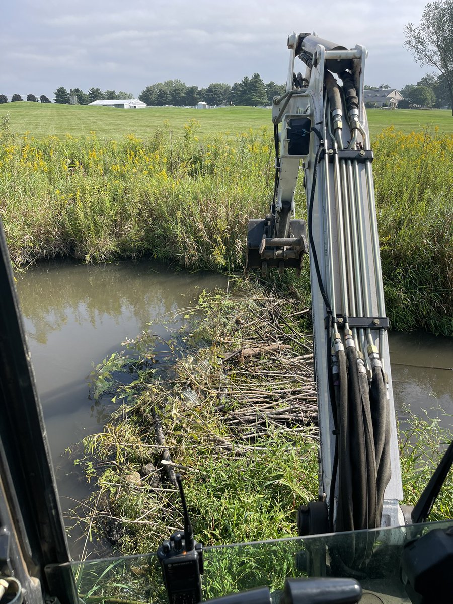 One of the 3 dams they had built in about a 150 yard stretch😳