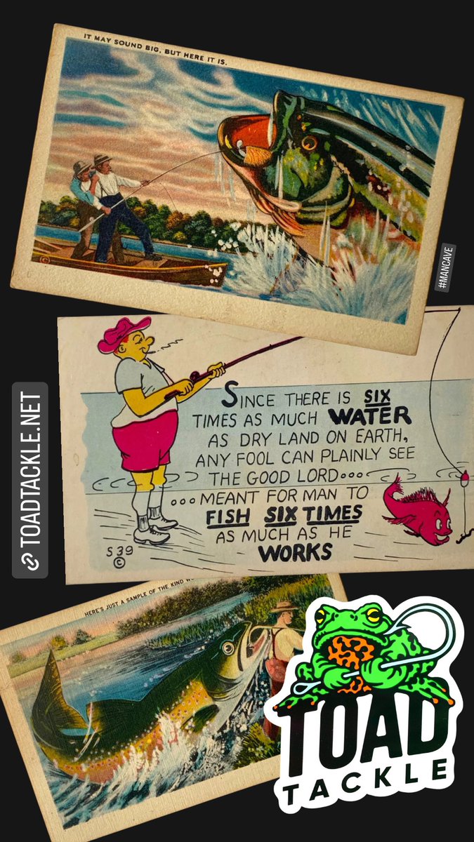 Great #Antique Graphics for Your #ManCave
$5 Flat #USA Shipping @ TOADTACKLE.net

#ToadTackle #Graphics #Retro #Vintage #Postcard #Comic #ComicArt #Fish #Art #Fishing #Decor #FleaMarket #GoFish #SmallBusiness #WomenWhoFish #GirlsWhoFish #GraphicArt #Trout #Gamefish