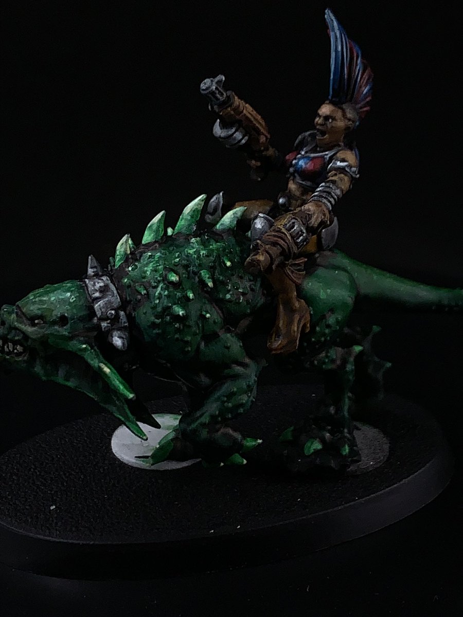 BionicSoup's tweet image. Another Escher Ganger finally done #WarhammerCommunity #warhammer #warhammer40k #necromunda