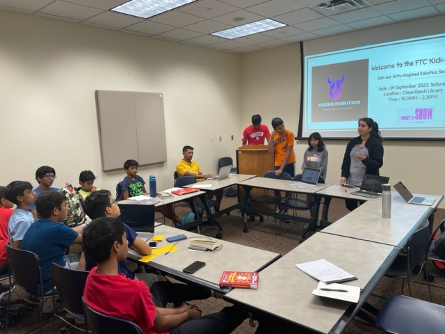 FtcViking18581's tweet photo. A BIG thanks to all the parents/volunteers  who joined us and made it a memorable event. Stay tuned for more exciting updates as we embark on this incredible journey together! 🤝💪 #FTC #Robotics #STEM #Inspiration #FutureInnovators #FTC2023 https://t.co/uX7x5aUafD