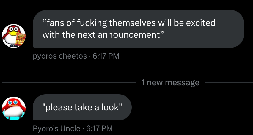 Pyorospbnj's tweet image. The pyoro family are the most reliable leakers around.