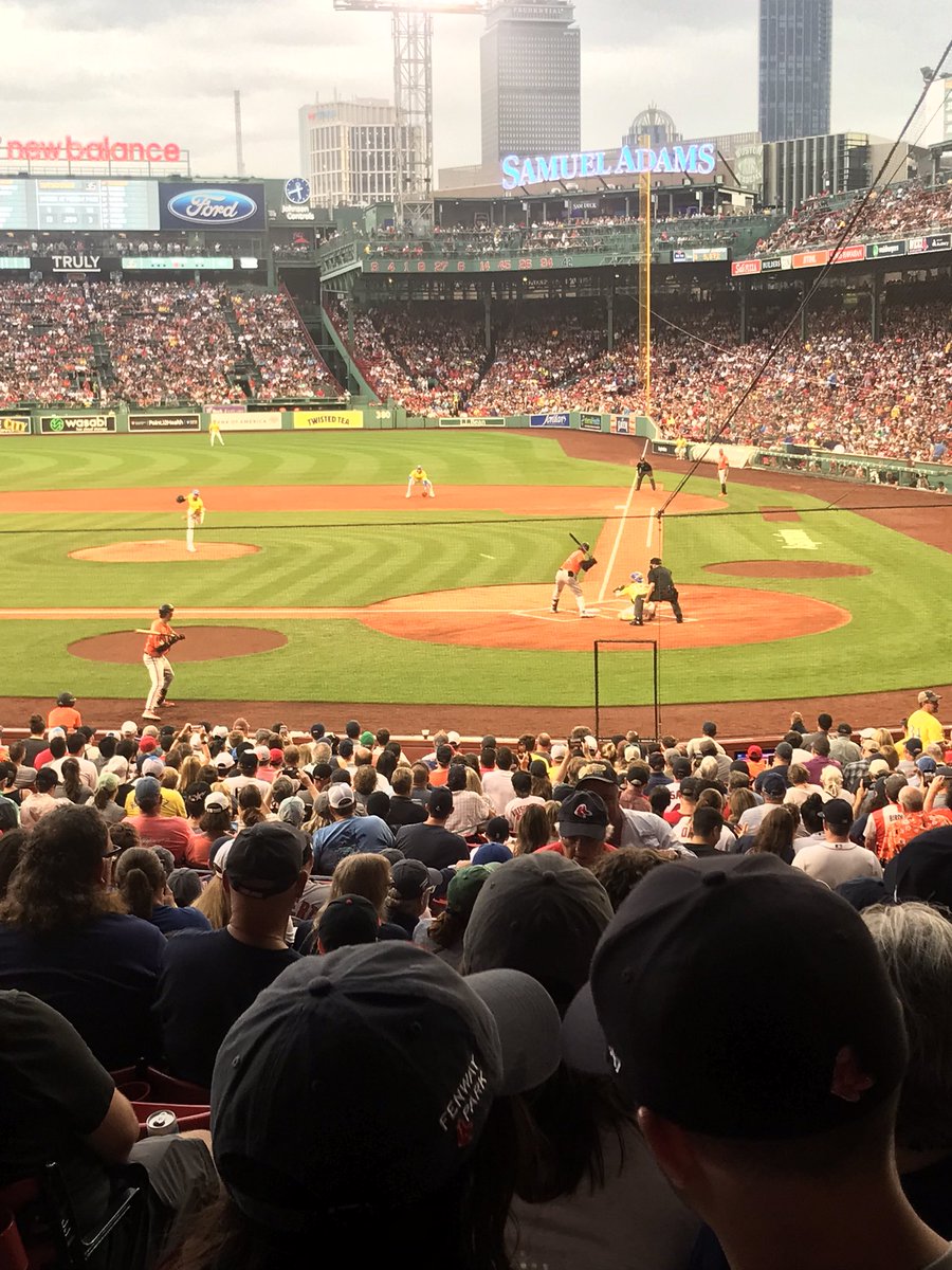 Fun to be back at Fenway again! A little rain delay can’t stop me (even though I live in California).