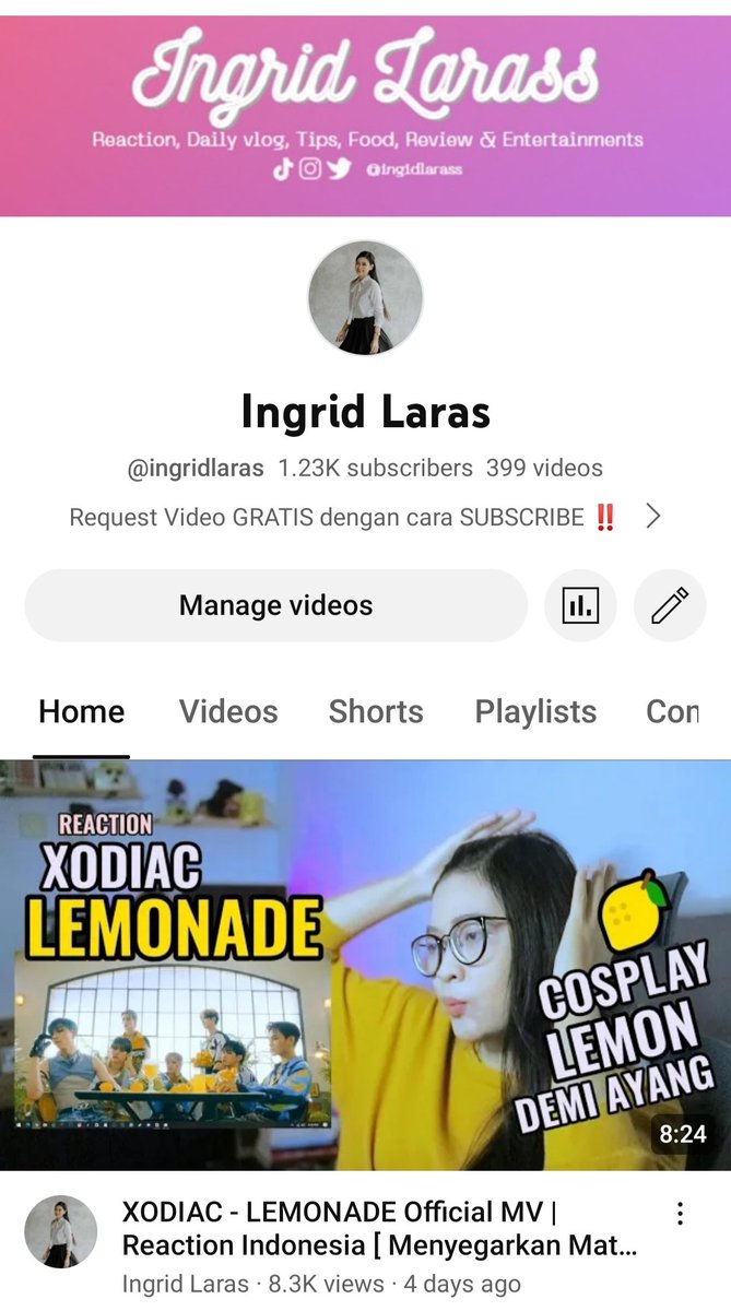 vastradamous's tweet photo. Views terbanyak di Channel aku dari video Xodiac OMG😍 kedua dari JKT48!! ❤️
Terima kasih semuanya!! 

Bantu Subscribe, yuk bantu bikin channel ini lebih besar lagi✨
https://t.co/SrXeE79QK0 

#XODIAC #jkt48 #subscribe #channelbaru #youtubeindonesia #reactionvideos #reactionkpop https://t.co/HSVdjvl6Yy