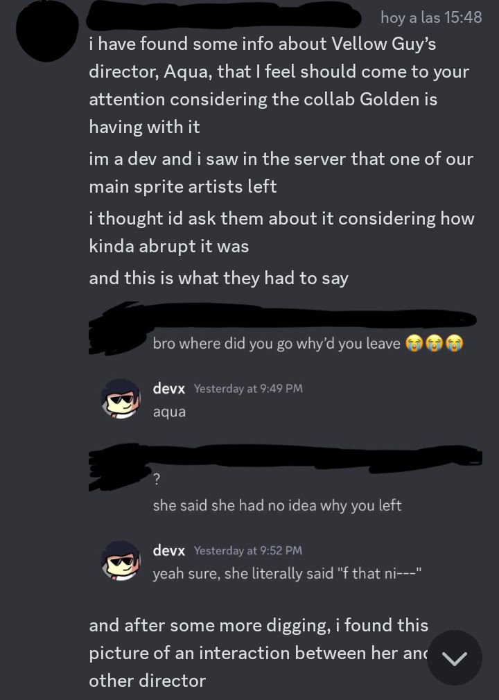 BoldenGuyMod's tweet photo. Hello, today I come to share this information about aqua (director of vellow guy), the person who shared this with me asked to be anonymous, please read everything. https://t.co/NVVID0Jkv1