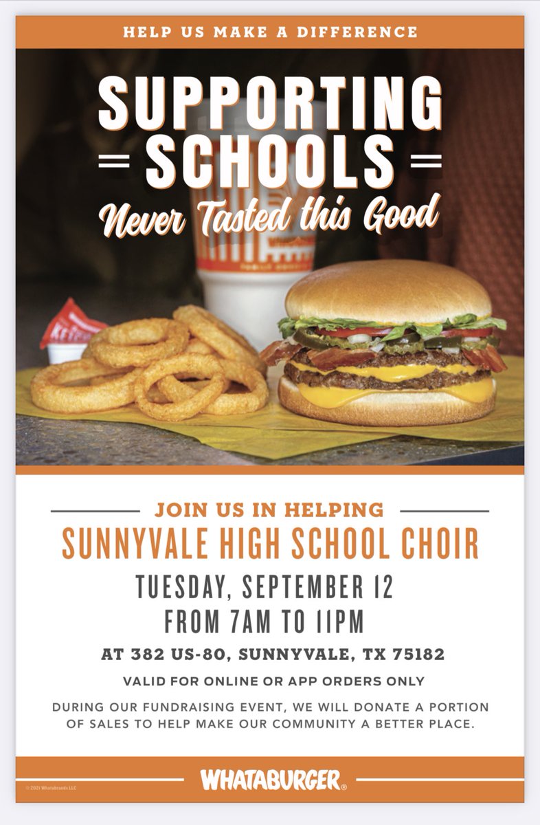 Next Tuesday!  Join us y’all <a href="/Sunnyvale_HS/">Sunnyvale High School</a> <a href="/SunnyvaleISD/">Sunnyvale ISD</a> <a href="/Sunnyvale_SB/">Sunnyvale Raider Softball</a> <a href="/SunnyvaleTennis/">Sunnyvale Tennis</a> <a href="/SunnyvaleCheer/">Sunnyvale Cheer</a> <a href="/CrossSunnyvale/">Sunnyvale Girls Cross Country</a> <a href="/SunnyvaleVball/">Sunnyvale Volleyball</a> <a href="/BandSunnyvale/">Sunnyvale Raider Pride Band</a> <a href="/SvaleRaiderBSB/">Sunnyvale Raiders Baseball</a> <a href="/sunnyvalerobot2/">Raider Robotics</a>