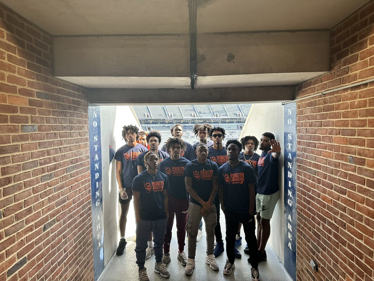 Team Bonding while working the UVA football game‼️🤝🏾