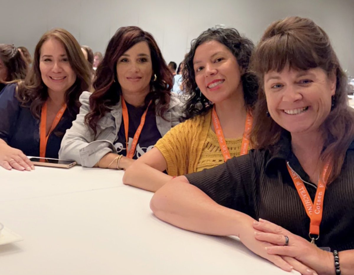 ✴️@CotsenAoT Conf - Lunch! ✴️ You KNOW it’s a good day when you get to enjoy lunch with AMAZING @RowlandSchools educators like these! ❤️ Love how we always share the love of learning, joy and smiles with these 🌟Wonder Women!🌟