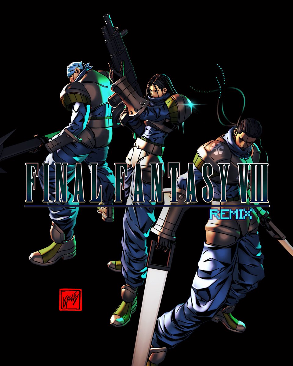 Remake cover concept | 2 of 4 ✍🏾
#finalfantasy8 #ff8 #SquareEnixArt