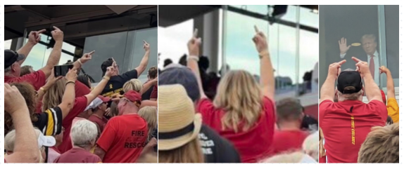 NEW: These photos of people flipping off Trump at a Iowa football game are going viral — but his team doesn't want you seeing them or sharing them — and they're trying to scrub them off the internet!

You know what to do with these photos!
#Fresh #ProudBlue #ResistanceUnited