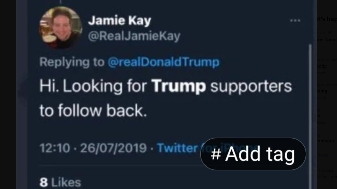 Trump supporter therealjamiekay Racist. Misogynist. Xenophobe. Follow him and be a d1ck too!
