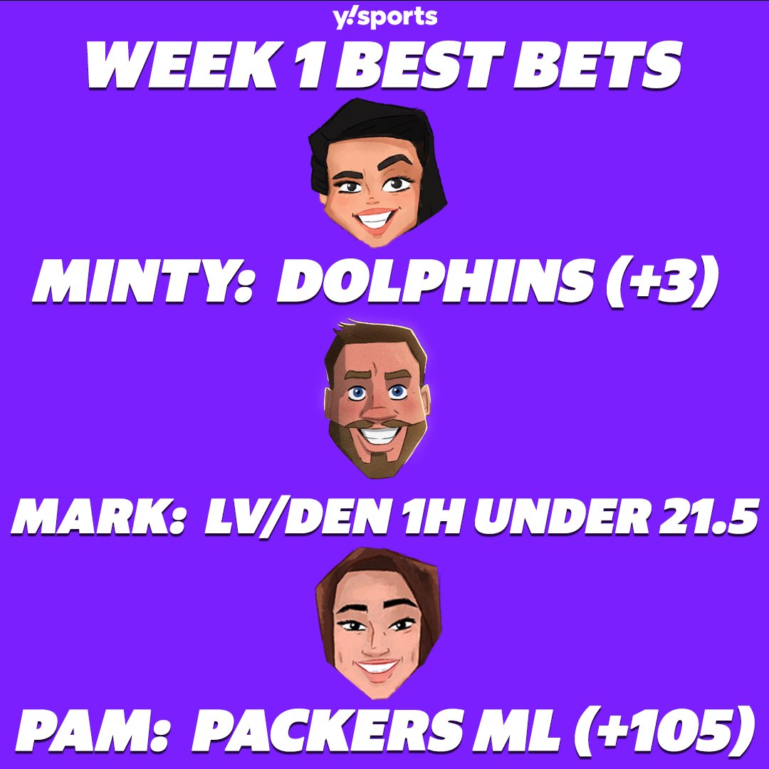 As we get close to opening kickoff, our crew gives their Sunday Best Bets for today's NFL Week 1 Action