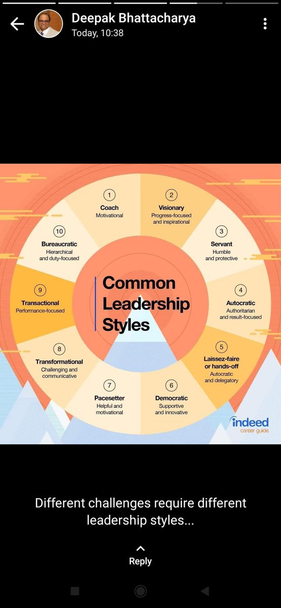 swetakopy's tweet photo. @pmdude I agree with you. It reminded me of this-- Different leadership styles for different leadership problems. https://t.co/zqdSlMxZWH