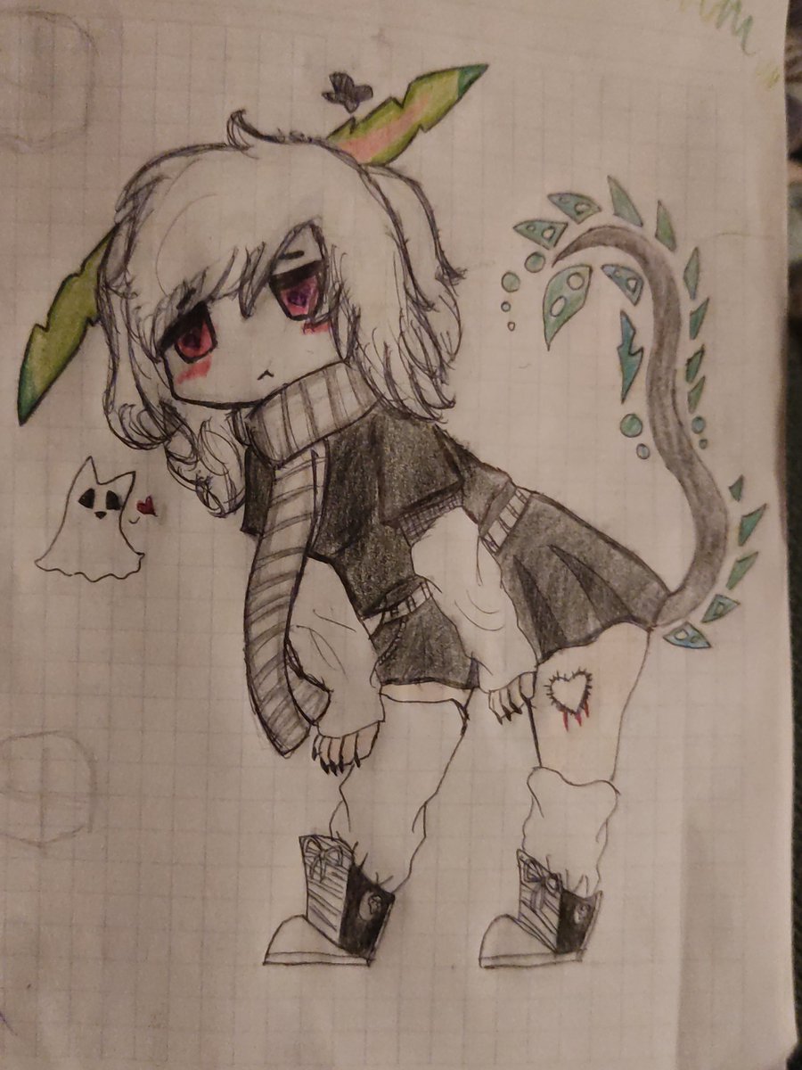 NotFoun_XD's tweet photo. @yoyoru_nsfw No es mi oc's si no mi personaje de Roblox, el único dibujo que tengo de mi oc está sin color https://t.co/9krDvycA8D