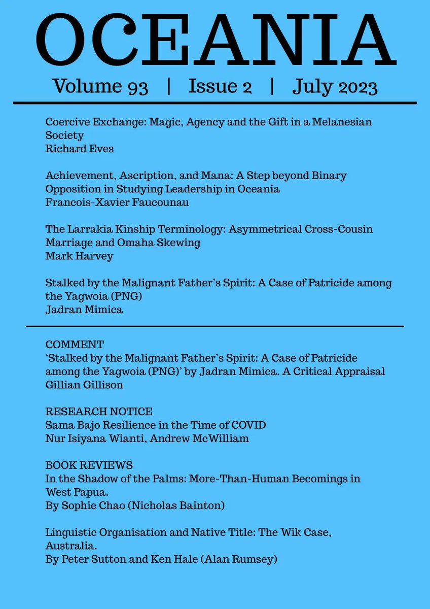 From our latest issue: Nur Isiyana Wianti and Andrew McWilliam highlight systemic impacts of the COVID pandemic and the range of adaptive strategies that Sama Bajo households used to cope and thrive under difficult conditions. More here: buff.ly/3rWTOiP