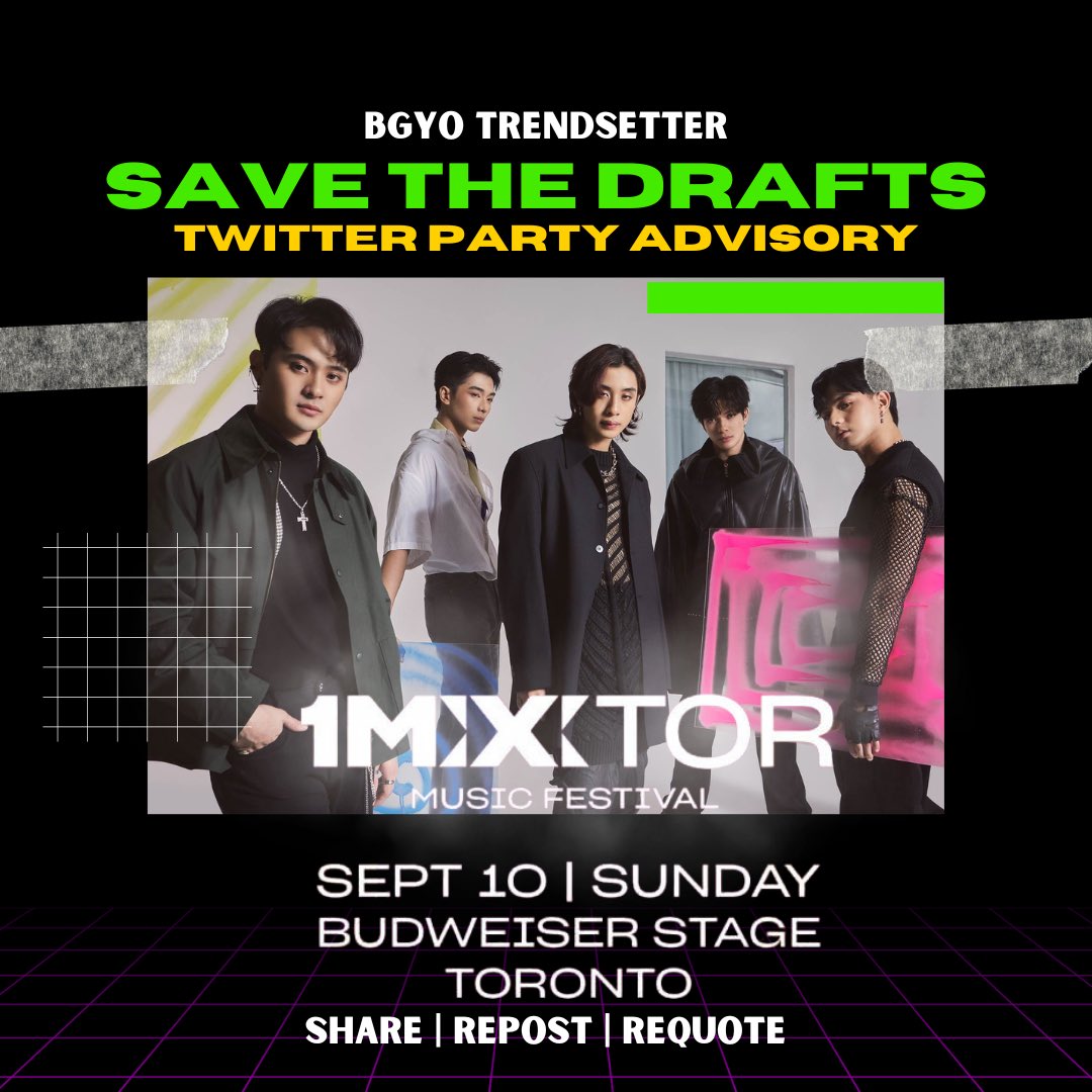 📢TWITTER PARTY ADVISORY

Prepare to see another 1MXtraordinary performance from BGYO! It's going to be a thrilling night (or early morning for most of us)!

Please join us later for another celebration at 10 PM PH time.

📸<a href="/previewph/">Preview.ph</a> 

#BGYO <a href="/bgyo_ph/">BGYO_PH</a>