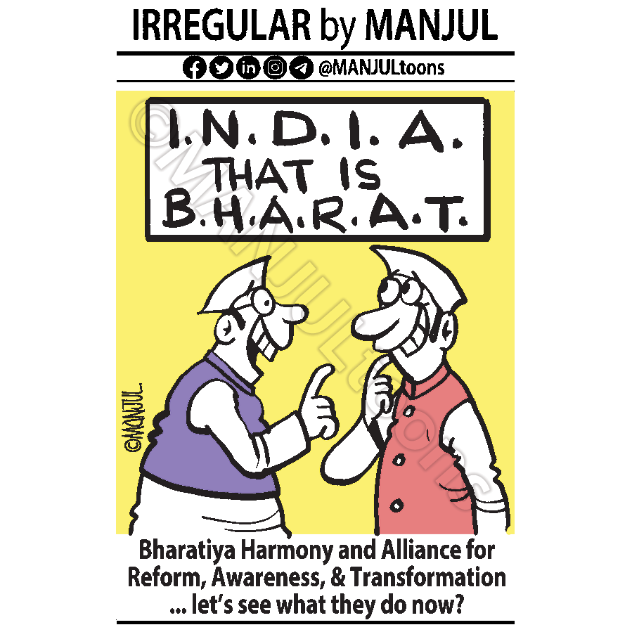MANJULtoons's tweet photo. India that is Bharat
#Cartoon #INDIA #BHARAT #Modi #G20India #MANJULtoons https://t.co/CermS29qSE
