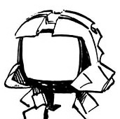 『He looks up from doing the dishes—』

"Something Happened —"