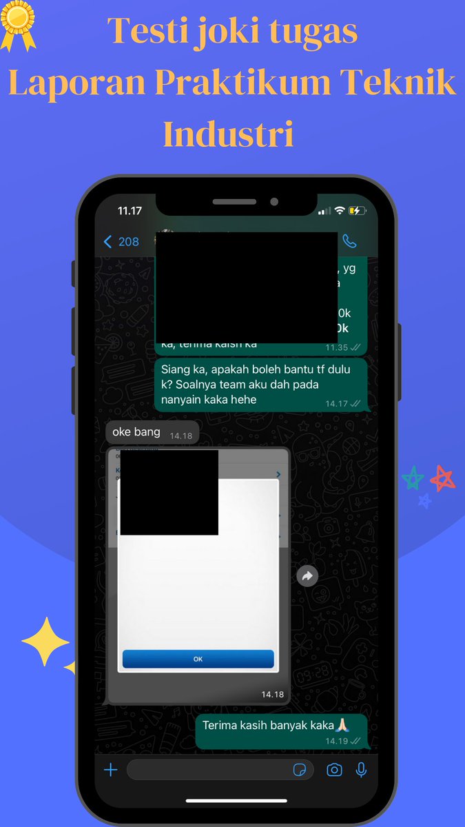 JokiZafa's tweet photo. Besti joki paper ilmu ekonomi,  laporan praktikum teknik industri dan skrpsi SI besti, udh ribuan testi (cek postingan kita), yuk kalian yg mau dibantu jugs joki tugas, skripsinya buruan dm/wa (081374443169) harga terjangkau,terbaik
#zonauang #zonajajan #testijoki #jokitugasmurah https://t.co/NariJjPKEz