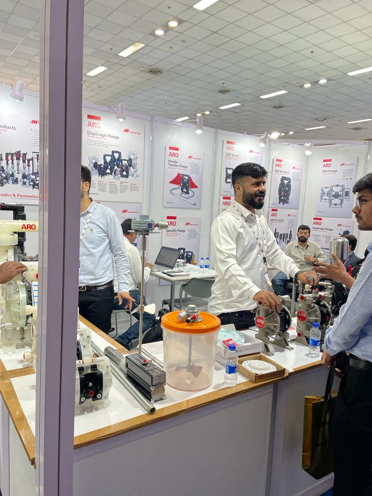 Our Channel partner from Delhi Hydraulics &amp; Pneumatics Engineers has been taken participating in pack plus Delhi tradeshow and showcase the wide range of ARO products. 👇