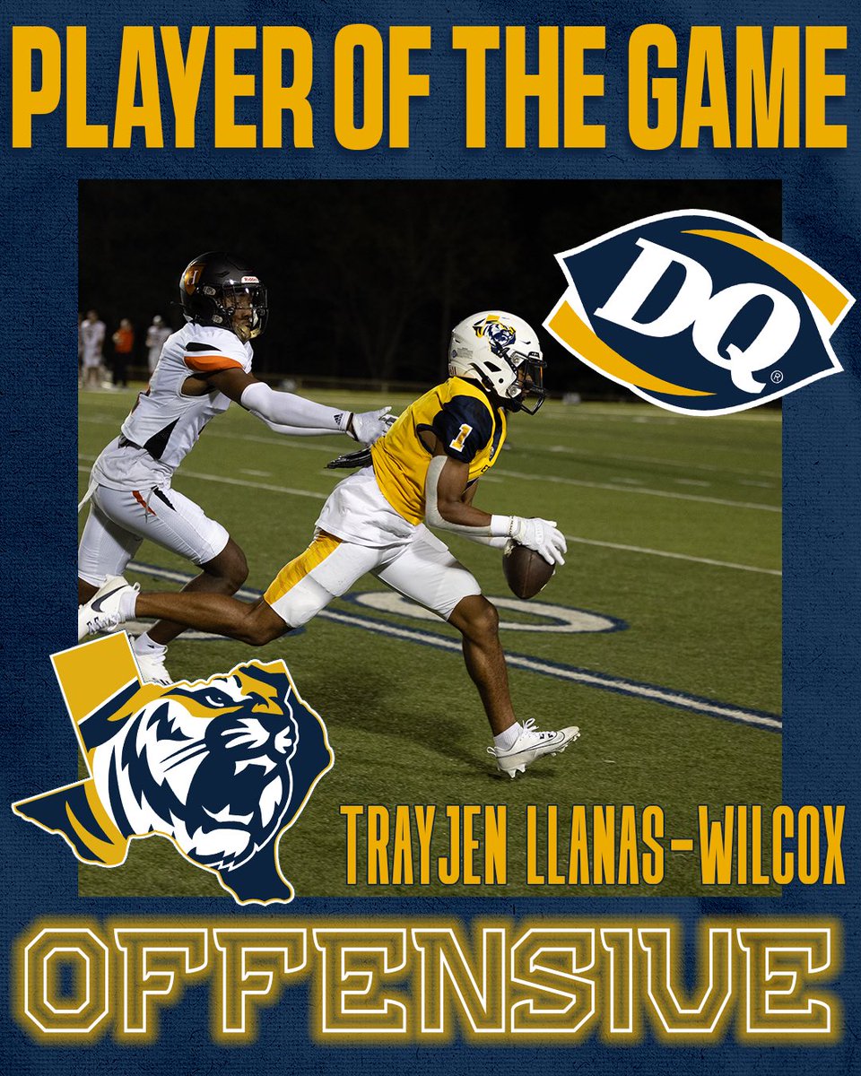 Congratulations to our Dairy Queen Players of the Game! 

#TexasTigers #ETXTough #903redemption