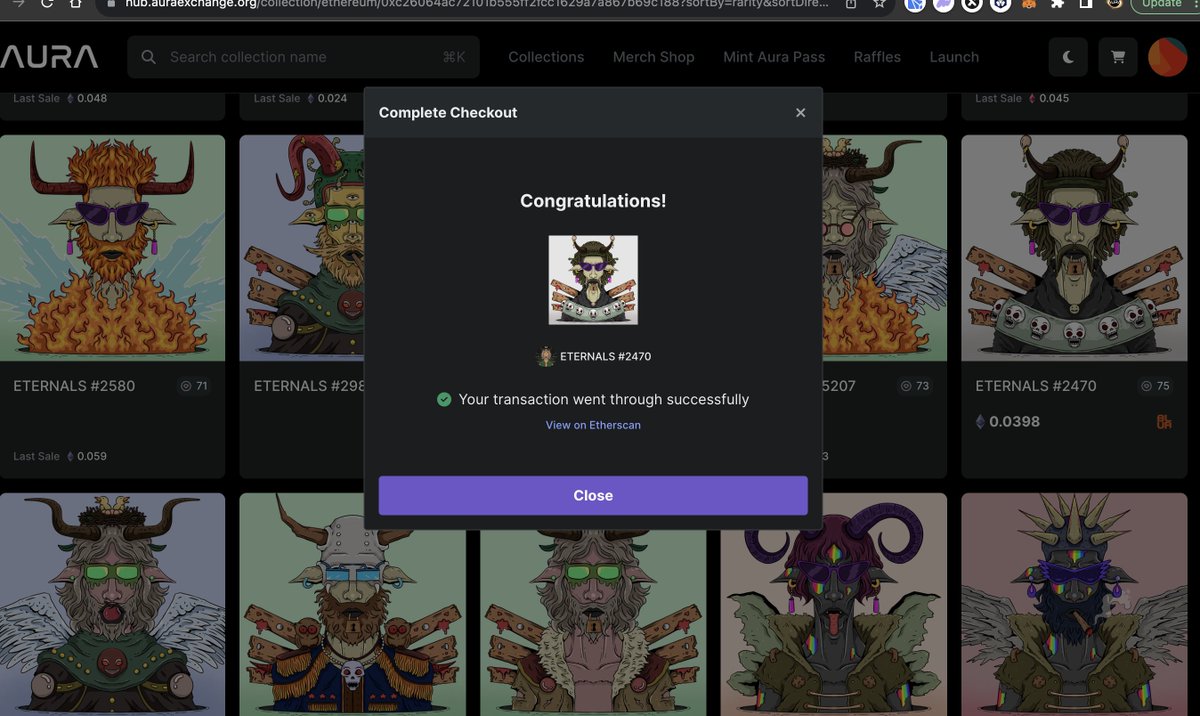Realm_of_Crypto's tweet image. Just grabbed my first @EternalsXYZ obviously from the @AuraExchange 

hub.auraexchange.org/collection/eth…

#aura #eternalsxyz #engager #funapesnft #payc #lfg