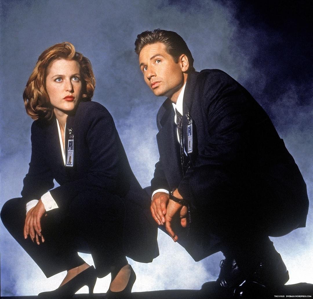 30 years ago today, The X-Files premiered on television. I'd argue that you don't need to face swap to make them look like an 80s synth-pop duo...and Gillian Anderson is/was a Goth/Punk. #xfiles