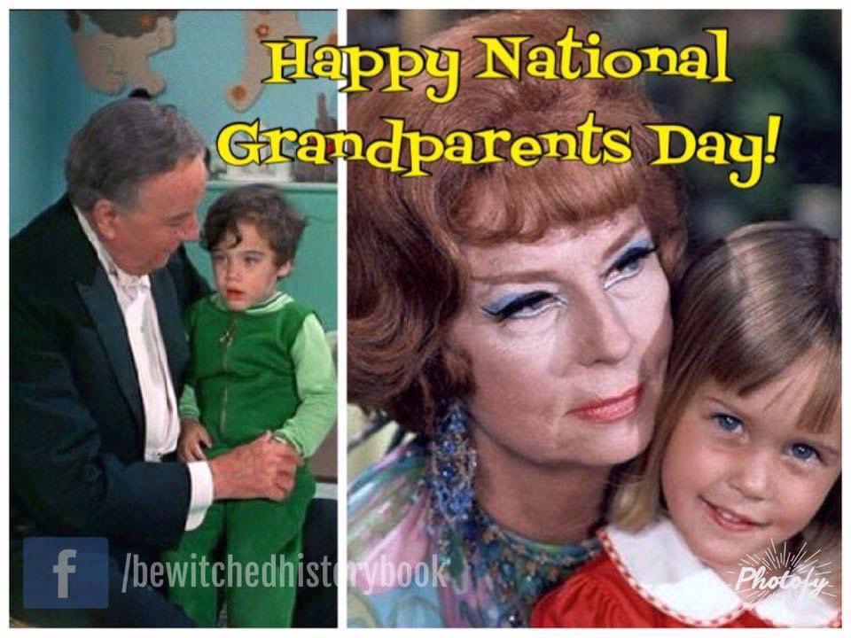 The first Sunday after Labor Day is designated for National Grandparents Day. Here are Adam and Tabitha with their maternal grandparents.

#Bewitched #NationalGrandparentsDay #Grandparents #MauriceEvans #AgnesMoorehead #Endora #DavidLawrence #AdamStephens #ErinMurphy