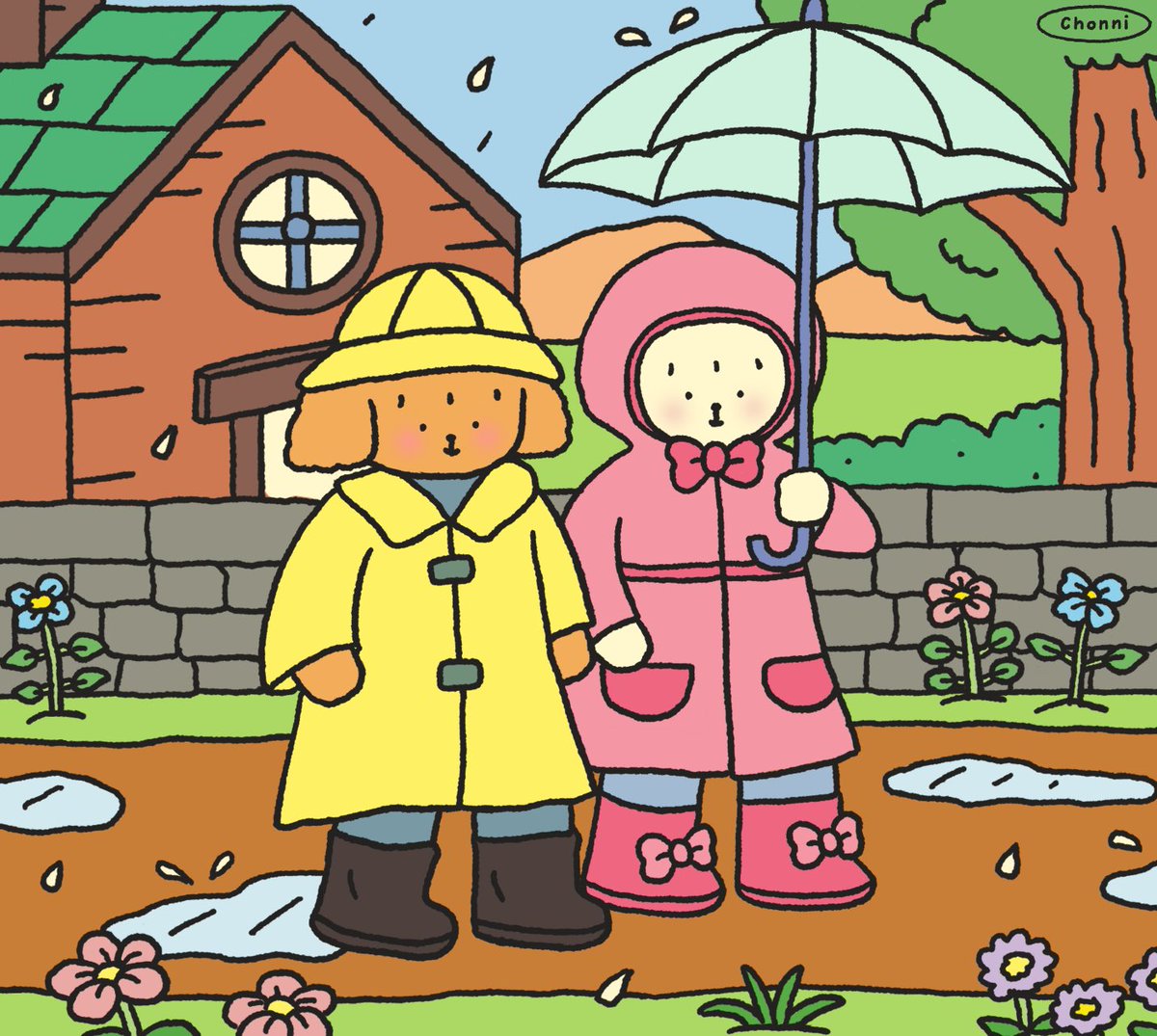 I’ll go with you, rain or shine. 🌦️☂️