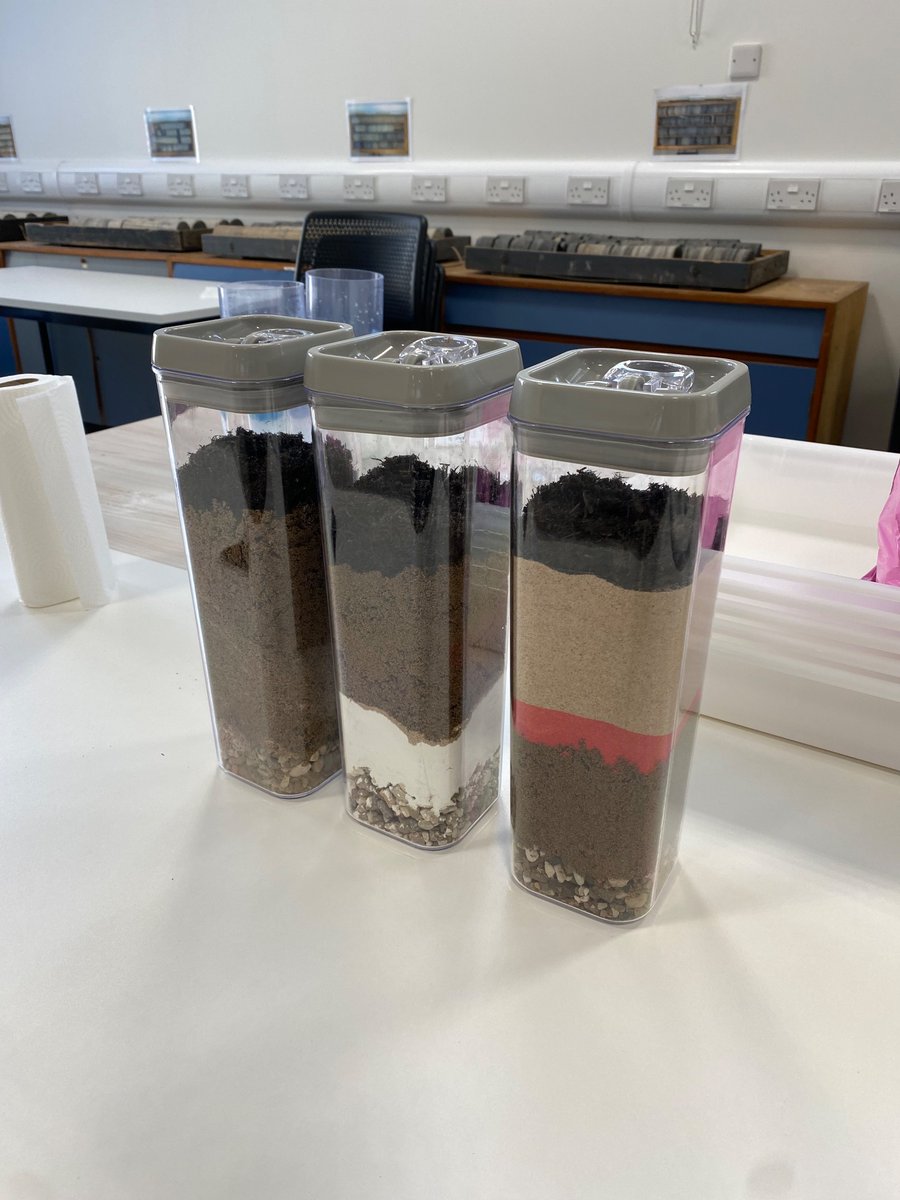 MrsHGeo's tweet photo. Fantastic CLPL on rocks and soils with @GeoBus_StA yesterday. Loads of great ideas to take back to @QVSchool #concretelearning #earthsciences #environmentalscience https://t.co/w83to39aHt