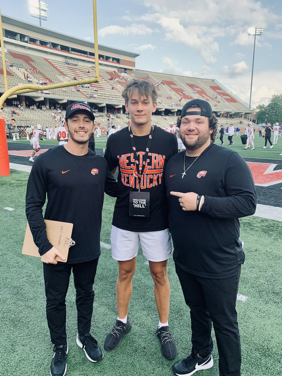 #AGTG After a great game day🏈 I’m Blessed and Grateful to receive an Offer from @WKUFootball 🔴⚫️ @Coach_Helton @WKUCoachDrew @lamattina_nick @TheKramme @CooperFootball @VisionQb @CoachBorchers #GoTops