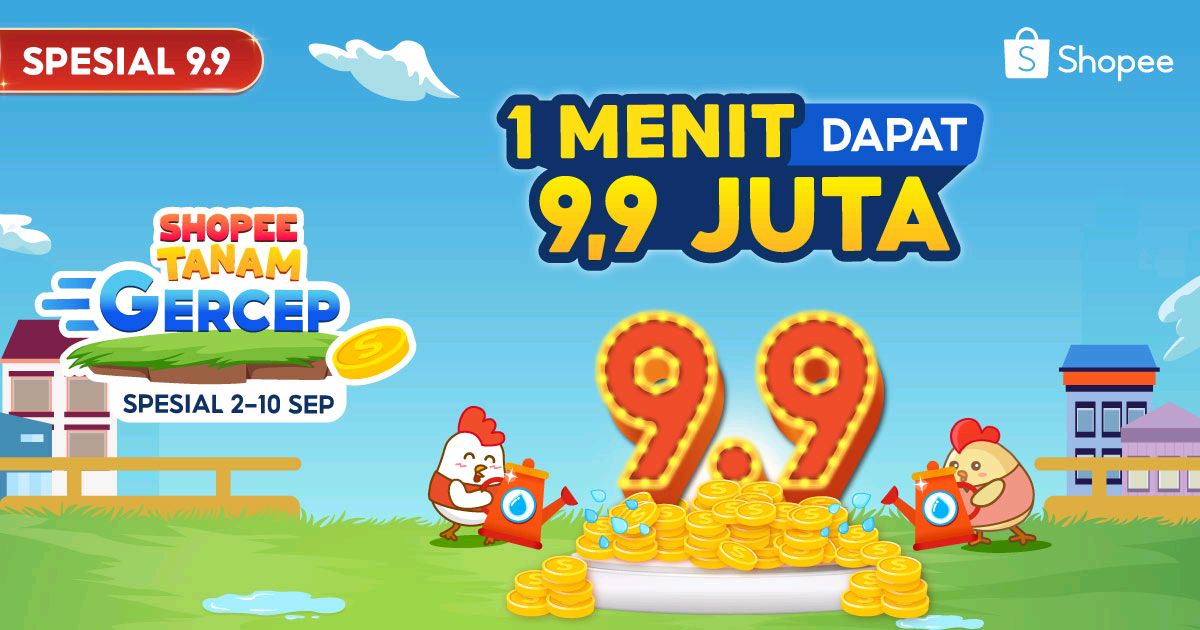 Ayo aku siram balik gaiss🥰

Main hari ini, auto panen 9,9JT Koin, lho. Yuk, tanam sekarang! #ShopeeTanam shp.ee/j2eq2jq89by