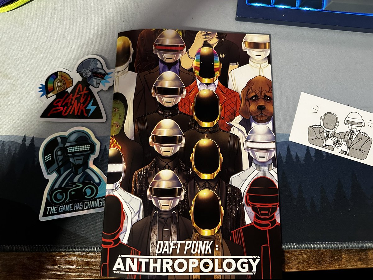 My <a href="/DPAnthropology/">Daft Punk: Anthropology Zine (COMPLETE)</a> zine came in! Really impressed with the amount of love and work put into this zine, and congrats to everyone involved!!!