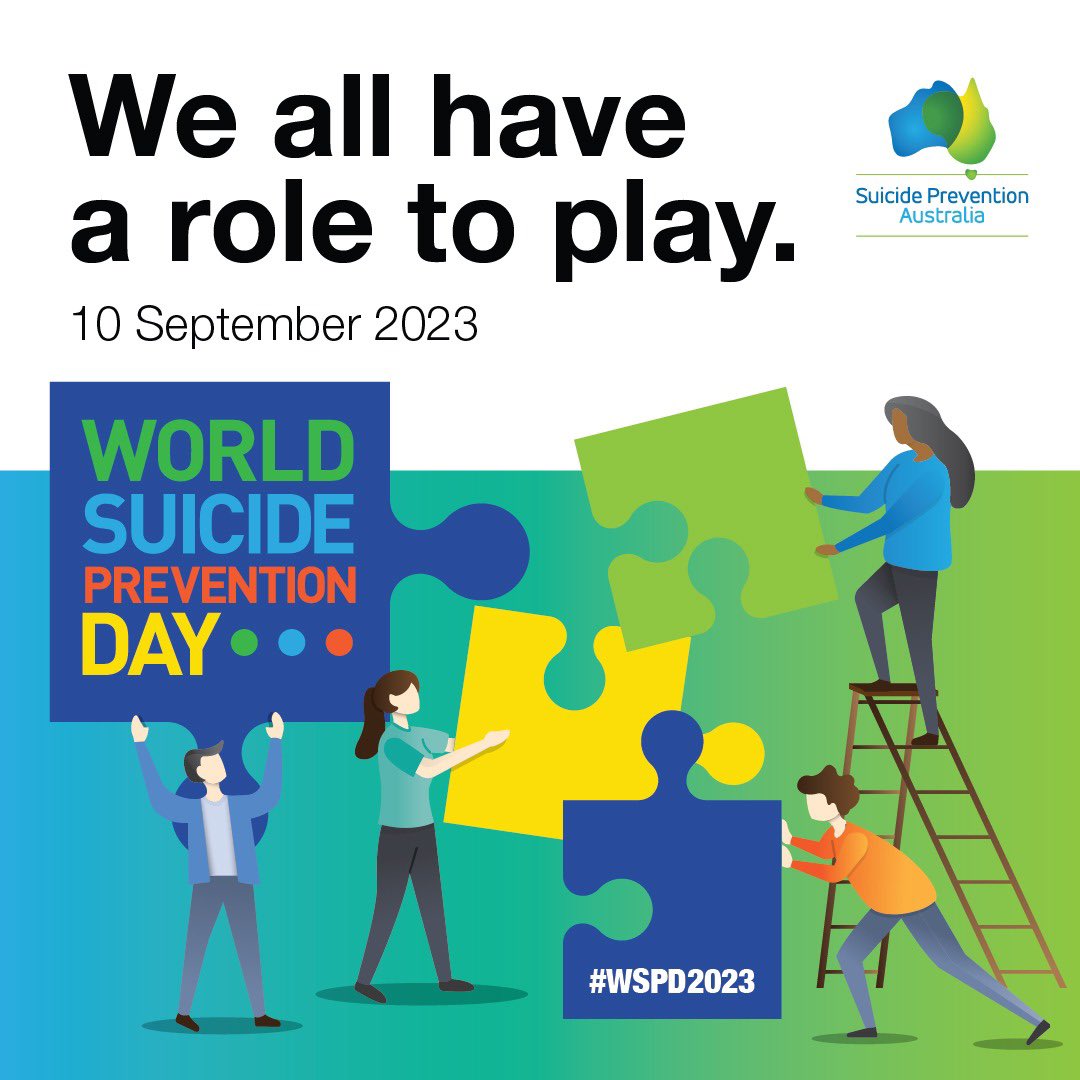 #WSPD23 brings together over 60 countries uniting us in our shared mission to promote #stigmareduction, advocate for policy change, encourage help seeking &amp; honour memories of those  lost to #suicide, those who have survived #suicideattempts &amp; those who bear the weight of grief