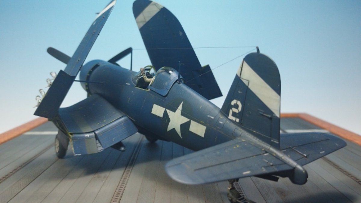 ModelTora's tweet image. #F4U #TAMIYA #CORSAIR 
完成しました～😊😺
Combat Begins！