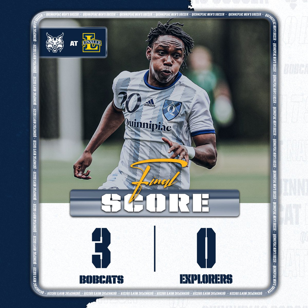 QU_MSOC's tweet photo. BOBCATS WIN!!!

Three different Bobcats score in a weather delayed game to move to 2-1-1!

#BobcatNation https://t.co/Gt5b2n14ha