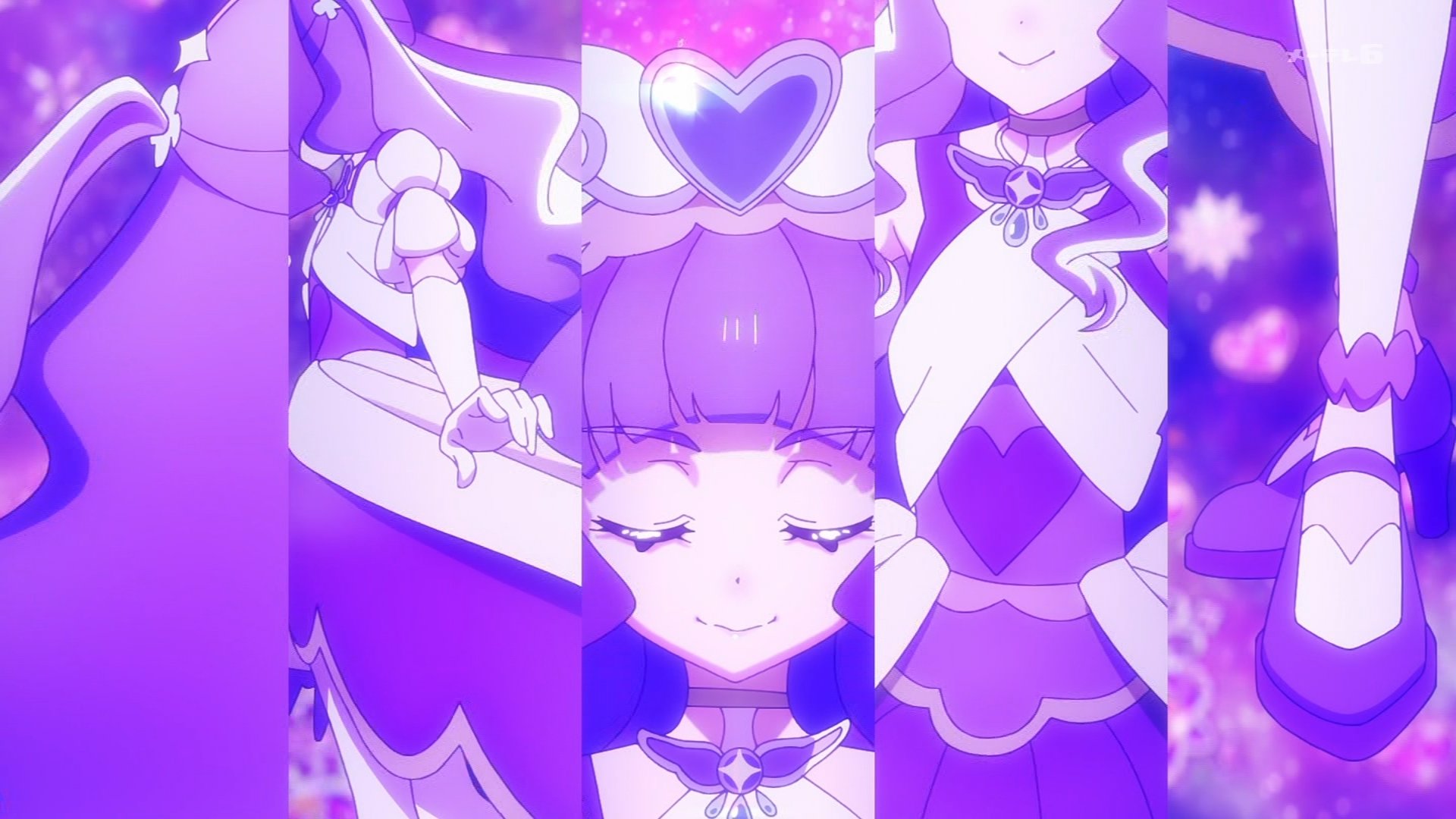 Eriol Irzahn on X: Hirogaru Sky Precure ☁️ I know even though Ellee's  character design being a purple Precure isn't official but she looks cute  with her looks 💜  / X
