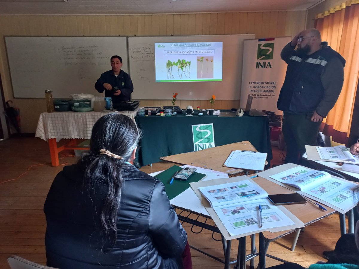 RavilesR's tweet photo. Taller de producción de plantas de hortalizas en almácigos del Proyecto @iniachile @gorebiobio "Transferencia tecnológica y extensión agropecuaria para productores de Provincia de Arauco" en sector Bajo Los Ríos en #Curanilahue. Trabajo conjunto con @munichue . https://t.co/E1EugFCIay