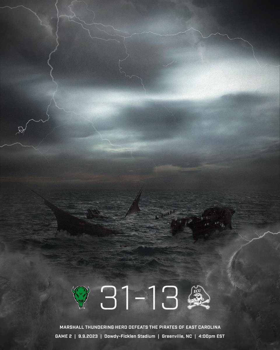 Shipwrecked! Go Herd! 

#WeAreMarshall