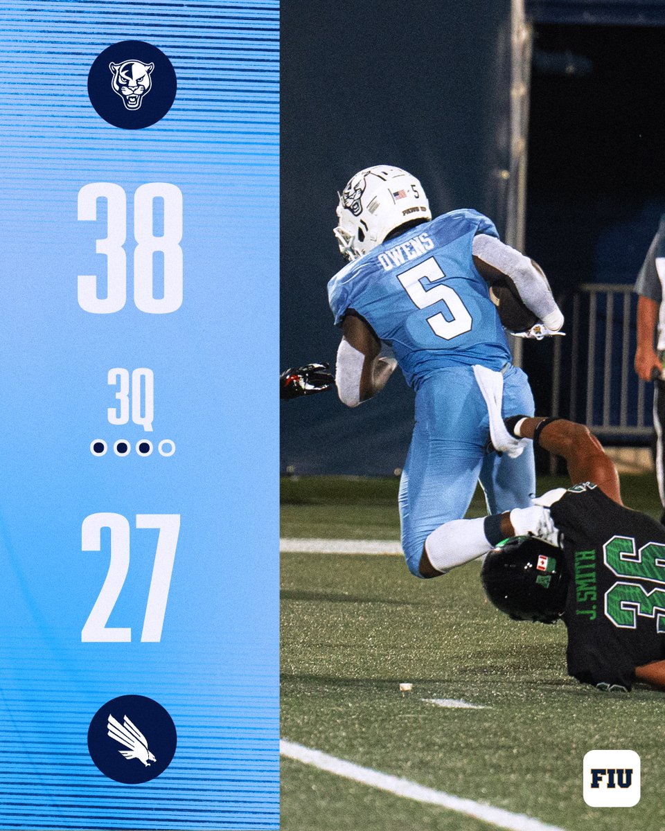 Leading UNT after 3️⃣