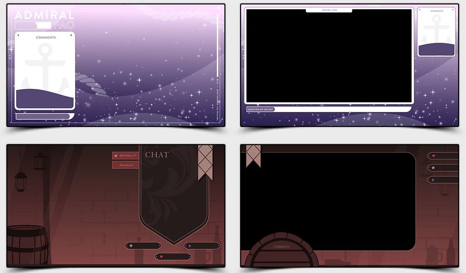 TooneyStuff's tweet image. [RTs Appreciated]  
I am now on VGen! Today forward, my stream graphics commissions are officially open as a small side gig for myself. I appreciate any support so please share with your friends! 💚 

vgen.co/toonah 

#VGen #commissionsopen #overlays