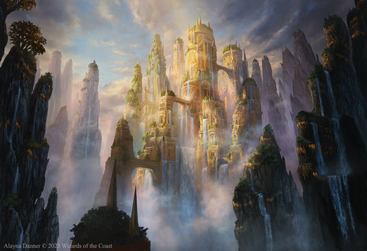 JasonVorthos's tweet photo. Last spring, March of the Machine Commander gave us the full art of what #Orazca really look like.
IT IS MASSIVE
Notice the small spires and the part depicted on the City Blessing token.
#mtgart #mtgixl #mtgrix #mtgMOM #mtglci https://t.co/O6m3m0Bv3z