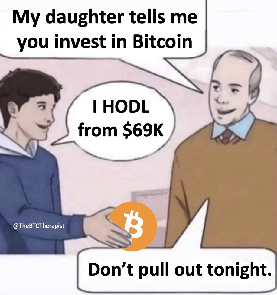 Only legends HODL #Bitcoin