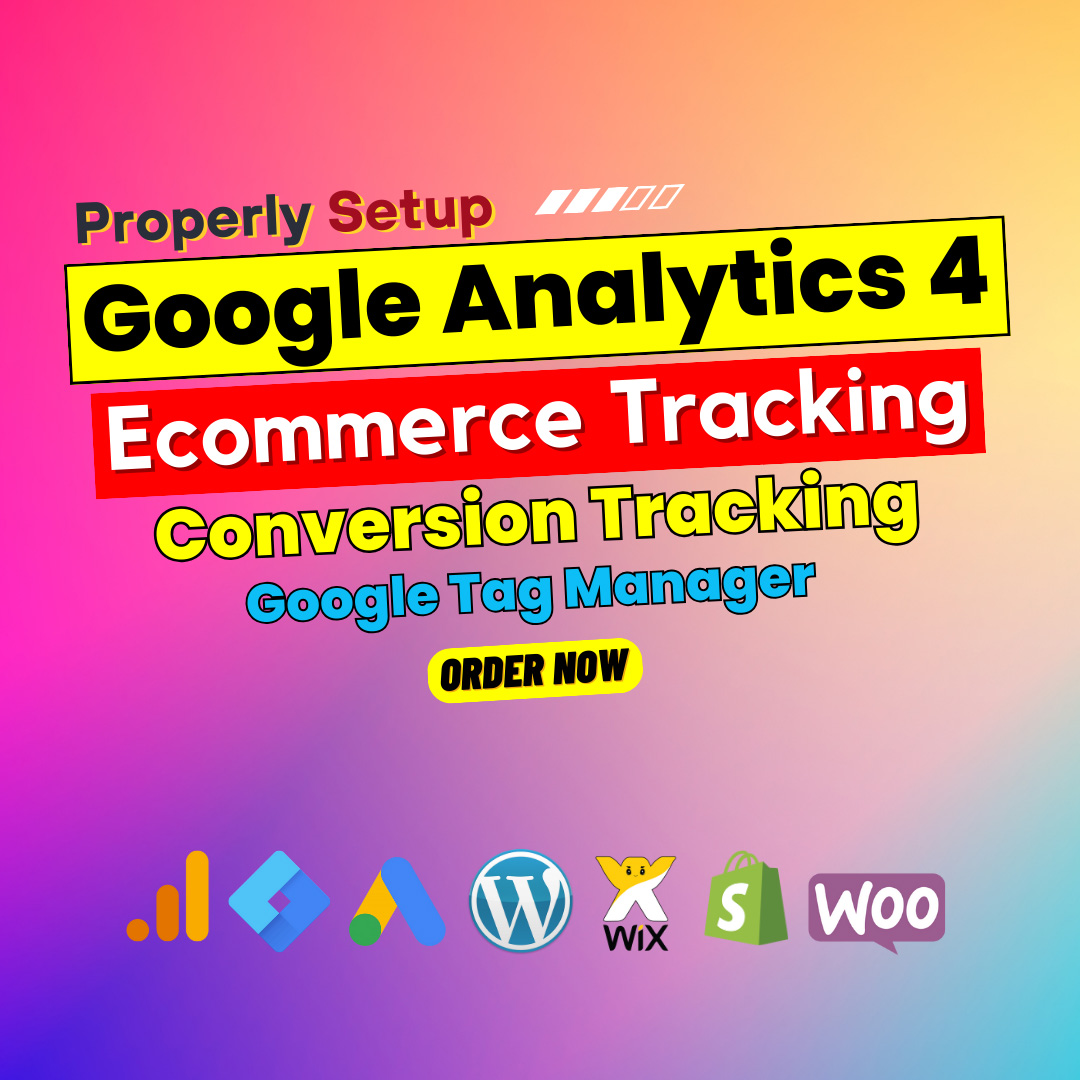 I will properly setup #GA4EcommerceTracking, #GoogleAnalytics4, #ConversionTracking with #gtmv 
See my service details: fiverr.com/s/Zlo5kl

#digitalmarketing #AnalyticsTips #WebAnalytics #GA4 #googleadsexpert #ConversionTracking #ConversionTracking #Coco #precure