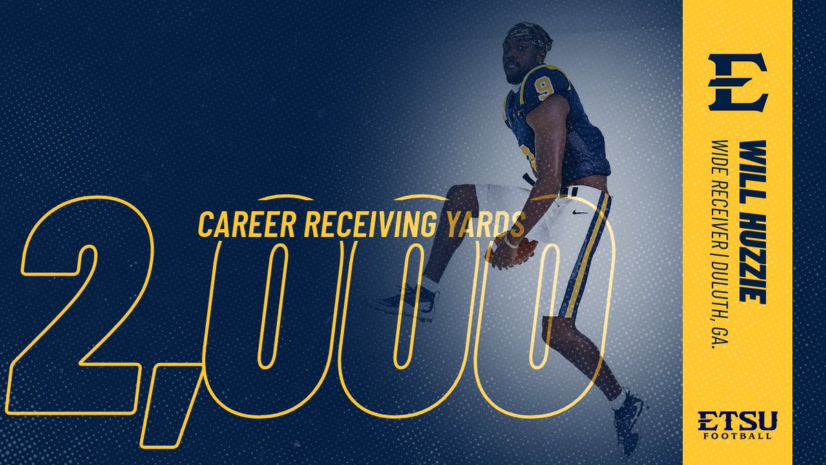 𝙒𝙚𝙡𝙘𝙤𝙢𝙚 𝙏𝙤 𝙏𝙝𝙚 𝘾𝙡𝙪𝙗 𝙒𝙞𝙡𝙡... 👏

With his 151st career reception, Will Huzzie has become just the third Buccaneer to eclipse 2,000 career receiving yards. 😤

#ETSUTough 🏴‍☠️
