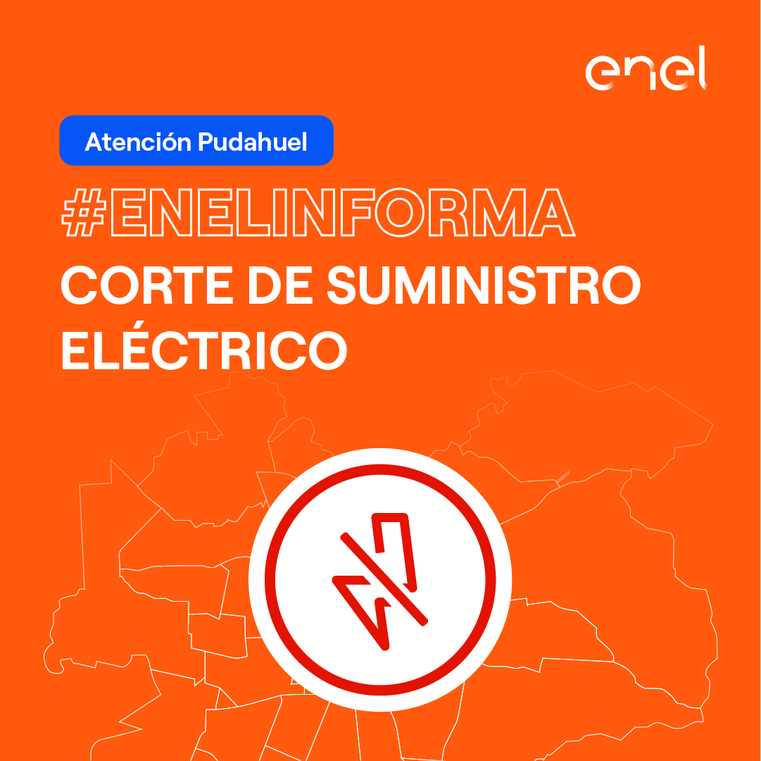 Enel_Informa_CL's tweet photo. [22:32] Informamos #CorteDeEnergía en sector desde El Tranque hasta Serrano en la comuna de Pudahuel. Actualizaremos avances por este medio. Si lo deseas, puedes escribirnos al WhatsApp +56994447606 para realizar un reporte por la falta de suministro. https://t.co/AHEItAL2xj